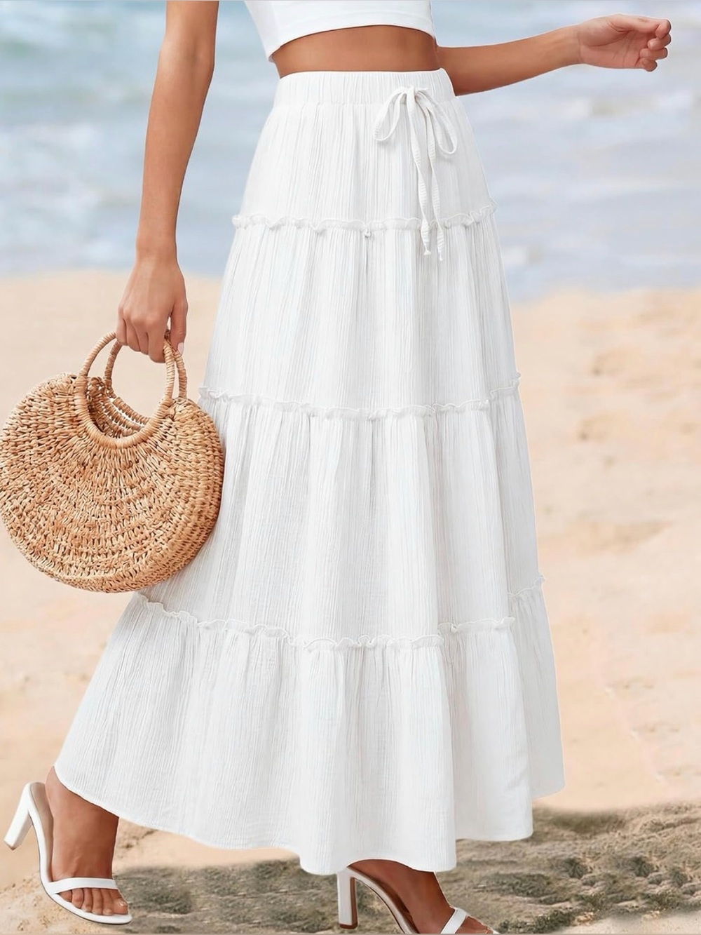 Flowy Ruffle Skirt - Picture 2 of 5